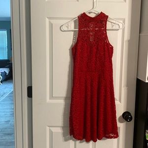 Material Girl high halter dress